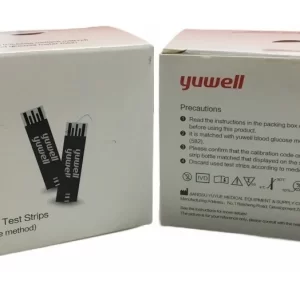 Tiras Reactivas (Cintas) para Glucómetro Yuwell 582 – 50 Unidades