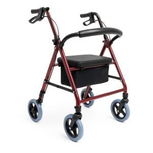 Andador Burro Ortopédico 4 Ruedas Asiento y Canasto